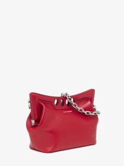 Store Alexander McQueen Women's The Peak Bag Small in Welsh Red
