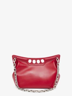 Store Alexander McQueen Women's The Peak Bag Small in Welsh Red