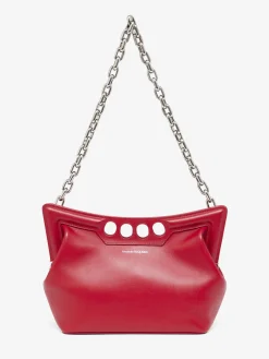 Store Alexander McQueen Women's The Peak Bag Small in Welsh Red