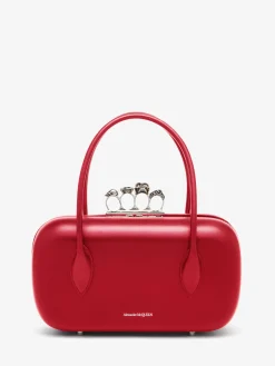 Best Sale Alexander McQueen Women's The Reverse Clutch in Blood Red