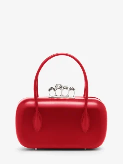 Best Sale Alexander McQueen Women's The Reverse Clutch in Blood Red