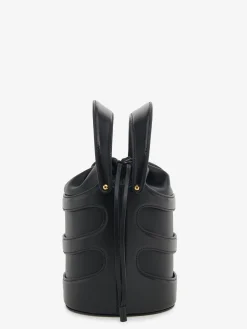 Clearance Alexander McQueen Women's The Rise Bucket in Black