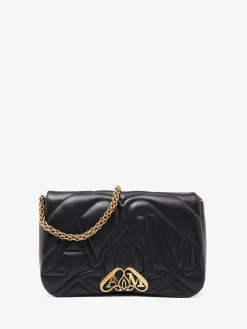 Cheap Alexander McQueen Women's The Seal Bag in Black
