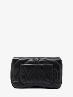 Cheap Alexander McQueen Women's The Seal Bag in Black