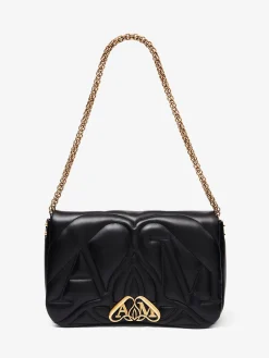 Cheap Alexander McQueen Women's The Seal Bag in Black