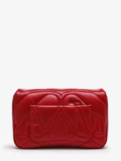 Store Alexander McQueen Women's The Seal Bag in Blood Red