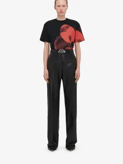 Discount Alexander McQueen Women's The Seal Belt in Black