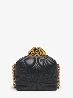 Flash Sale Alexander McQueen Women's The Seal Box in Black