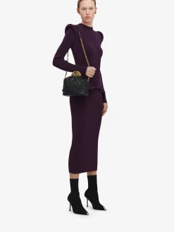 Flash Sale Alexander McQueen Women's The Seal Box in Black