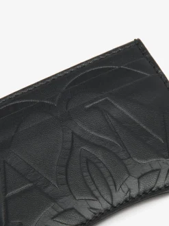 Online Alexander McQueen Women's The Seal Card Holder in Black