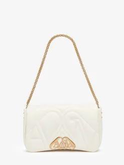 Best Alexander McQueen Women's The Seal Small Bag in Soft ivory