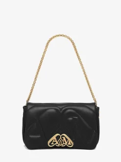 Clearance Alexander McQueen Women's The Seal Small Bag in Black