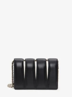 Fashion Alexander McQueen Women's The Slash Bag in Black/Ivory