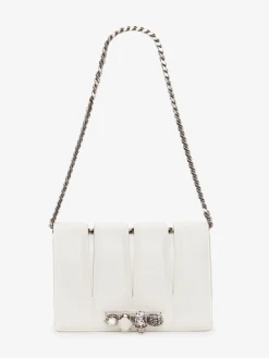 Best Sale Alexander McQueen Women's The Slash Bag in Ivory