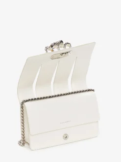 Best Sale Alexander McQueen Women's The Slash Bag in Ivory
