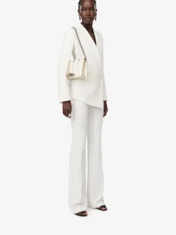 Best Sale Alexander McQueen Women's The Slash Bag in Ivory