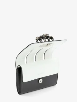 Flash Sale Alexander McQueen Women's The Slash Clutch in Black/Ivory