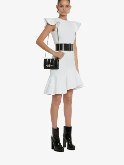 Flash Sale Alexander McQueen Women's The Slash Clutch in Black/Ivory