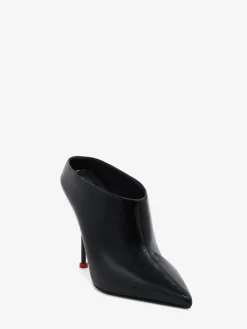 Flash Sale Alexander McQueen Women's Thorn Mule in Black/Lust Red