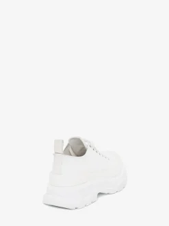 New Alexander McQueen Women's Tread Slick Lace Up in White