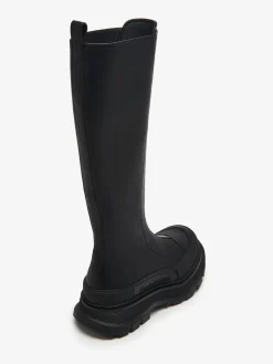 Fashion Alexander McQueen Women's Tread Slick Zip Boot in Black