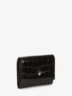 Flash Sale Alexander McQueen Women's Trifold Wallet in Black
