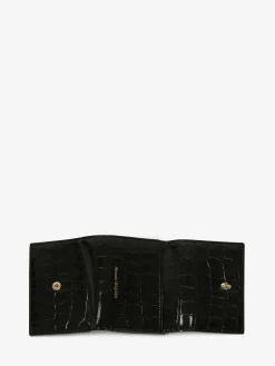 Flash Sale Alexander McQueen Women's Trifold Wallet in Black